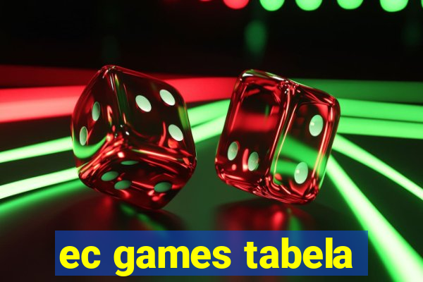 ec games tabela